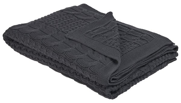 Takaró FETHIYE Pamut 140 x 170 cm Sötétszürke