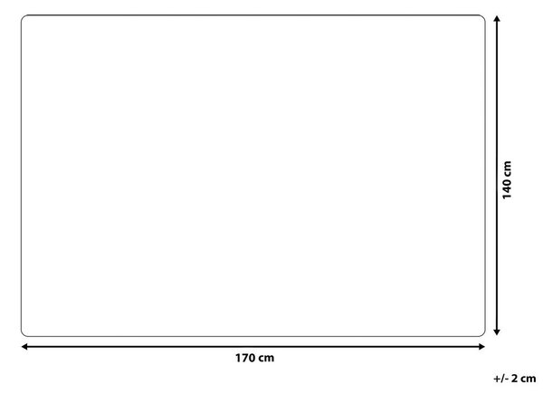Takaró FETHIYE Pamut 140 x 170 cm Sötétszürke