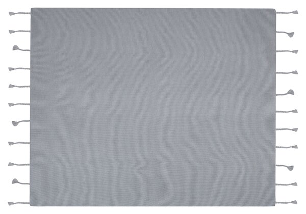 Takaró NAZILLI Pamut 125 x 150 cm Világosszürke
