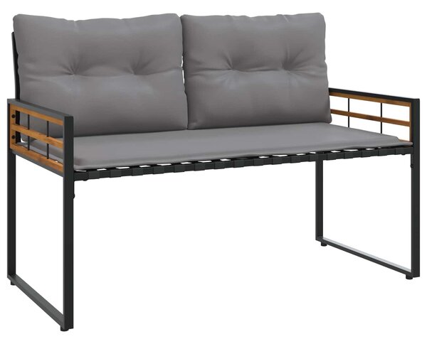 VidaXL Kültéri Bútor Szett párnával 4 pcs Világosszürke