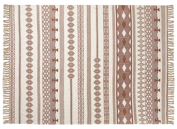 Takaró JORHAT Pamut 130 x 180 cm Bézs