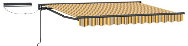 Elektromos Kihúzható Napernyő Sárga, Szürke, Antracit 3 x 2,5 m