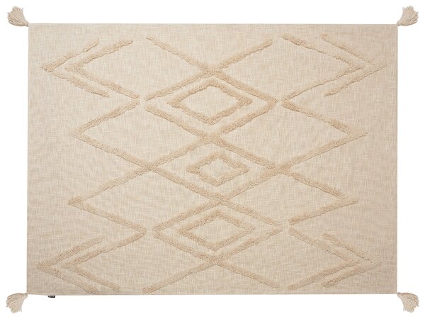Takaró MORBI Pamut 130 x 180 cm Bézs