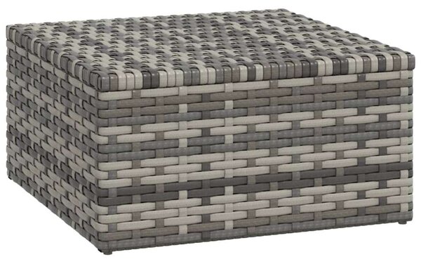 Polyrattan Kerti Ülőgarnitúra - 3 részes - Szürke