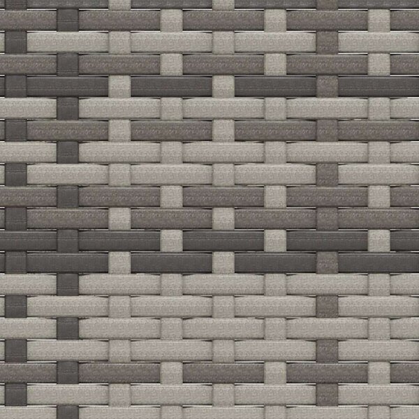 Polyrattan Kerti Ülőgarnitúra - 3 részes - Szürke