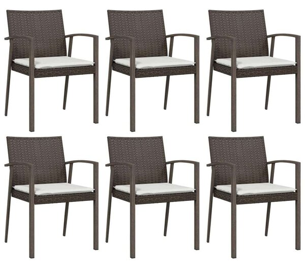 Polyrattan Kerti Étkezőgarnitúra - 7 részes