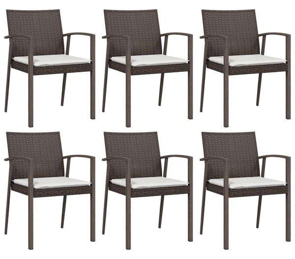 Polyrattan Kerti Étkezőgarnitúra - 7 részes