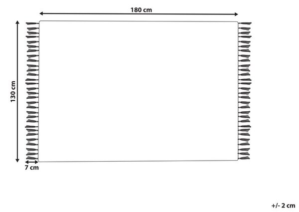 Takaró HOSPET Pamut 130 x 180 cm Szürke