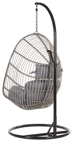 Függőszék állványzattal CASOLI PE Rattan Szürke