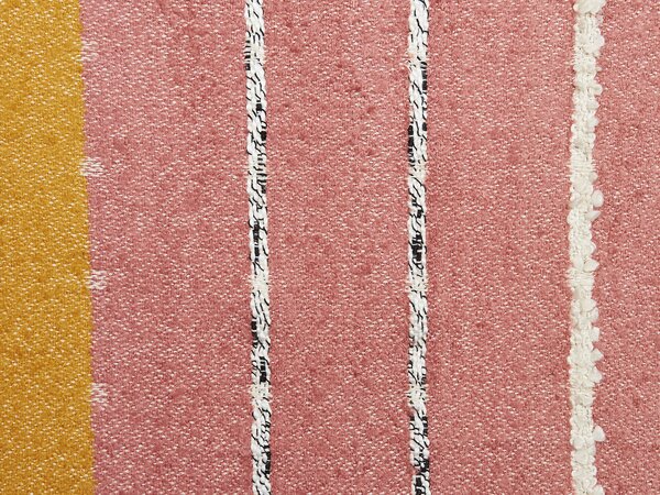 Takaró NAIKHU Pamut 130 x 170 cm Világospiros