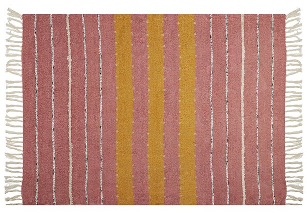 Takaró NAIKHU Pamut 130 x 170 cm Világospiros