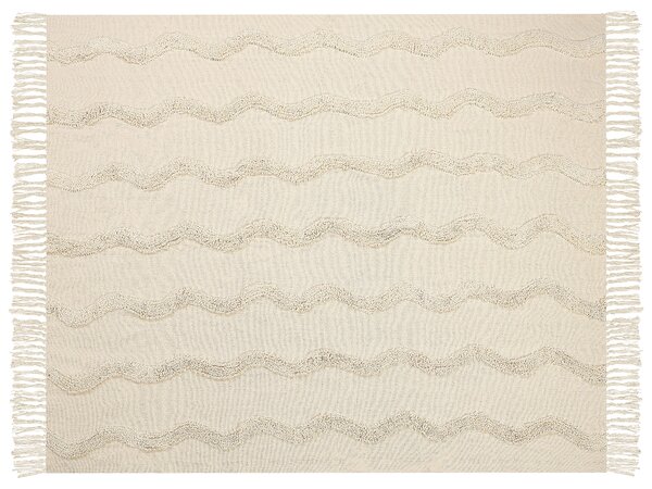 Takaró KHARI Pamut 125 x 150 cm Világosbézs