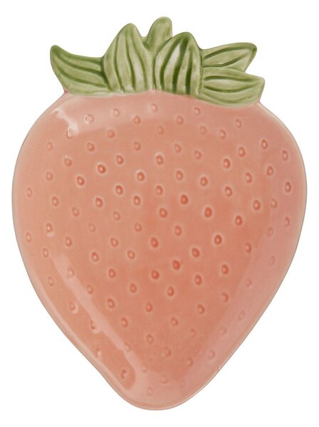 STRAWBERRY dekor tál 12 x 11 cm