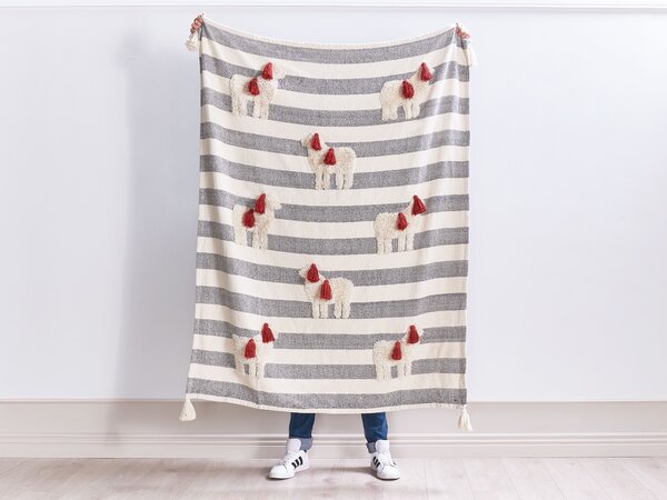 Takaró NAMTAR Pamut 125 x 150 cm Fehér