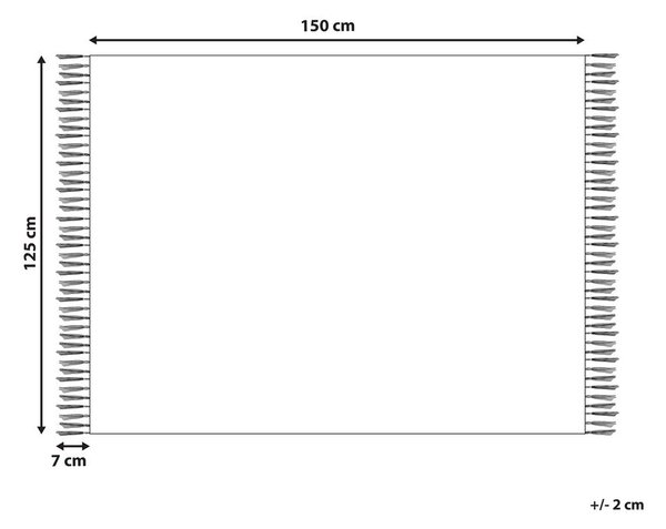 Takaró YARSA Pamut 125 x 150 cm Bézs