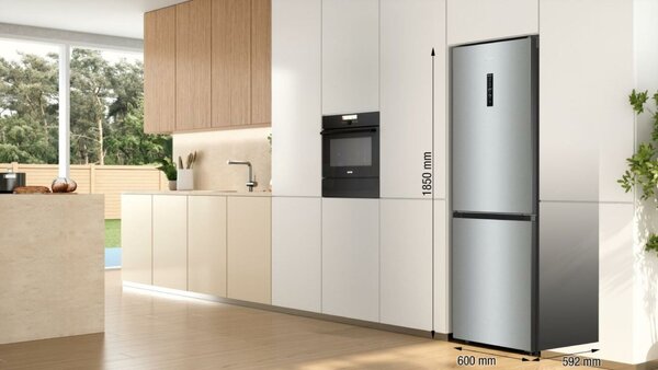 Gorenje NRK619DA2XL4 Alulfagyasztós hűtőszekrény, 300L, M: 185, AdaptTech, NoFrost Plus, D energiaosztály