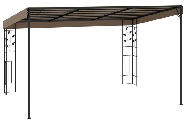 VidaXL falra szerelhető pavilon 4 x 3 x 2,5 m, tópszínű