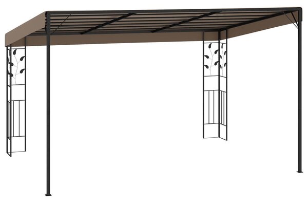 VidaXL falra szerelhető pavilon 4 x 3 x 2,5 m, tópszínű