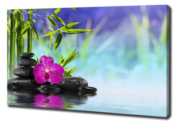 Egyedi vászonkép Bambusz orchidea