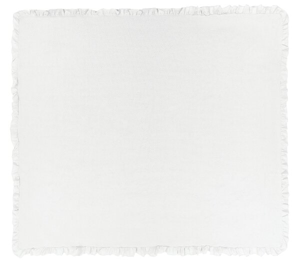 Ágytakaró HATTON Pamut 220 x 240 cm Törtfehér