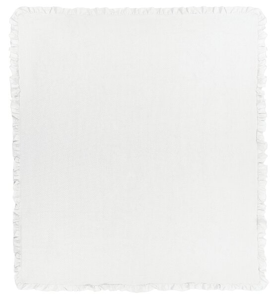 Ágytakaró HATTON Pamut 200 x 220 cm Törtfehér