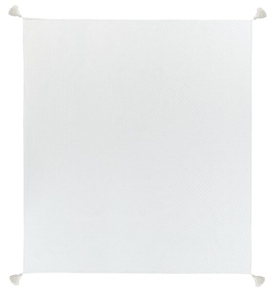 Ágytakaró LINDULA Pamut 200 x 220 cm Törtfehér