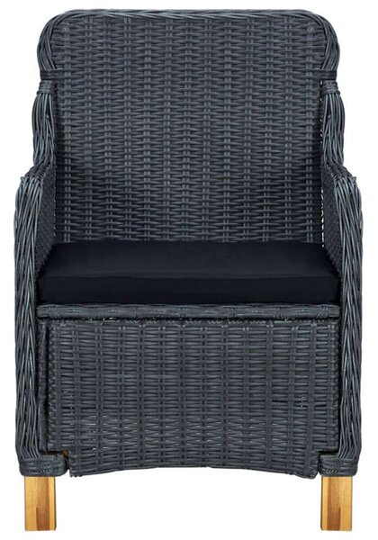VidaXL Kültéri Étkezőgarnitúra - Polyrattan - 7 részes