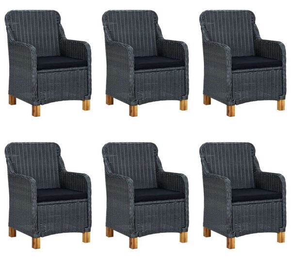 VidaXL Kültéri Étkezőgarnitúra - Polyrattan - 7 részes