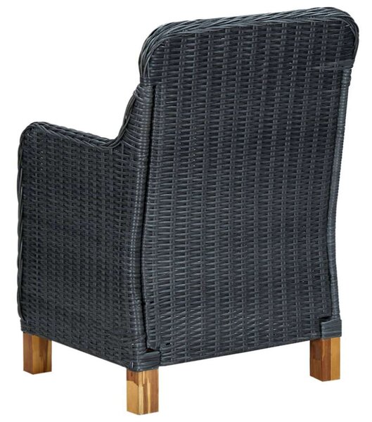 VidaXL Kültéri Étkezőgarnitúra - Polyrattan - 7 részes