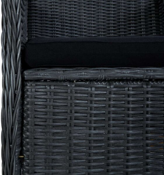 VidaXL Kültéri Étkezőgarnitúra - Polyrattan - 7 részes