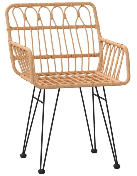 VidaXL Polyrattan Kerti Étkezőgarnitúra - 5 részes
