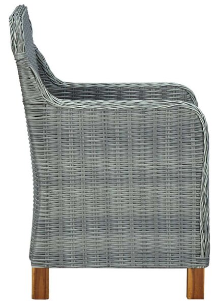 Kültéri Étkezőgarnitúra - Polyrattan - 7 részes