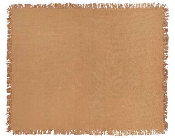 Ágytakaró YERBENT Pamut 150 x 200 cm Aranybarna