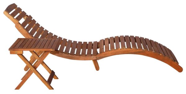 VidaXL Akácfa Napozóágy - 184cm