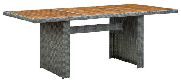 Kültéri Étkezőgarnitúra - Polyrattan - 7 részes