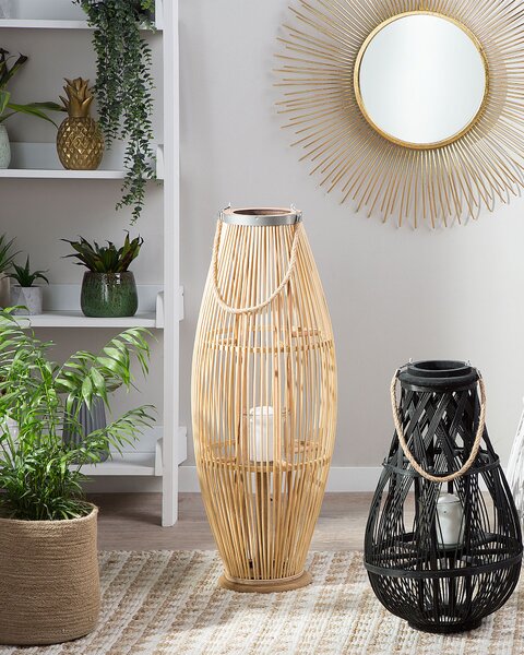 Lámpás TAHITI Bambusz 84 cm Természetes