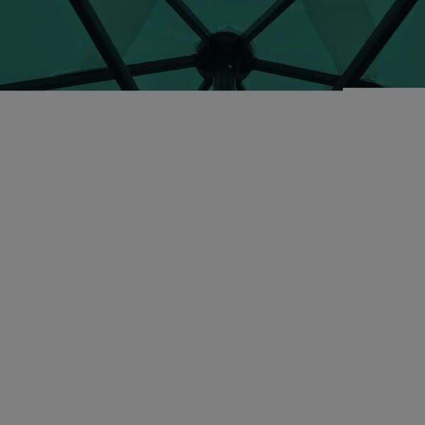 Napernyő - 3m Zöld LED - Kert - 300cm