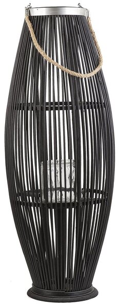 Lámpás TAHITI Bambusz 84 cm Fekete