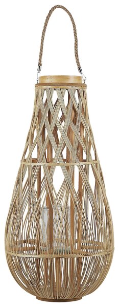 Lámpás TONGA Bambusz 77 cm Természetes