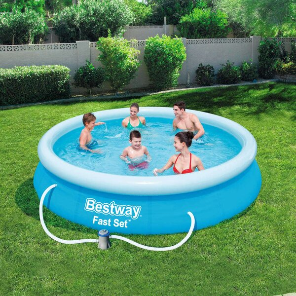 Bestway Fast Set Felfújható Medence - 366 x 76 cm - Szűrőszivattyúval