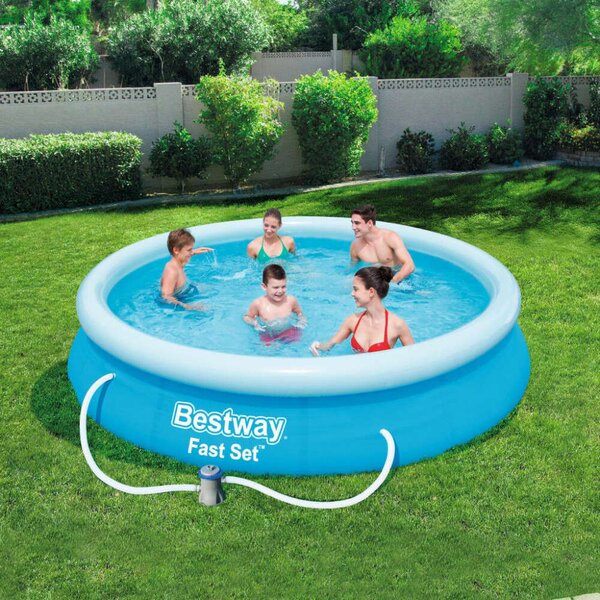 Bestway Fast Set Felfújható Medence - 366 x 76 cm - Szűrőszivattyúval