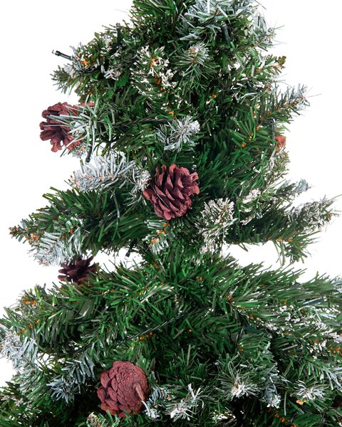 Karácsonyfa LED PALOMAR 180 cm Sötétzöld