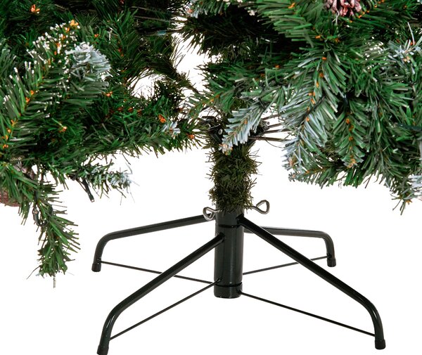 Karácsonyfa LED PALOMAR 180 cm Sötétzöld