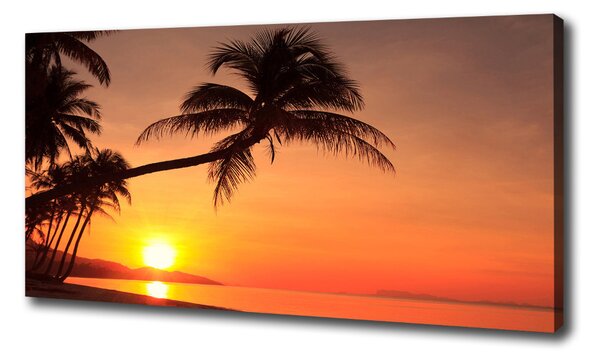 Vászon nyomtatás Sunset beach