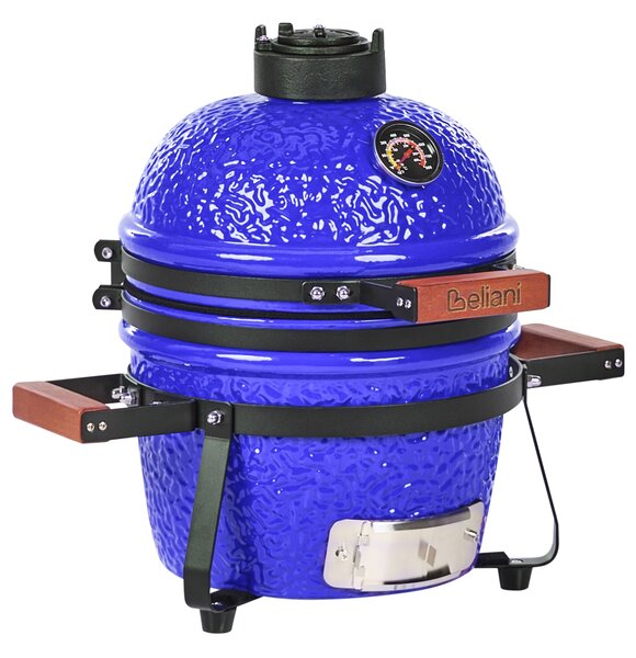 Mini grillező KAMADO Kerámia Kék