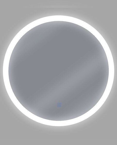 LED fürdőszobai tükör YSER 58 cm 58 cm Ezüst