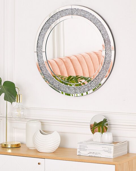 Falitükör ERBRAY 70 cm 70 cm Ezüst