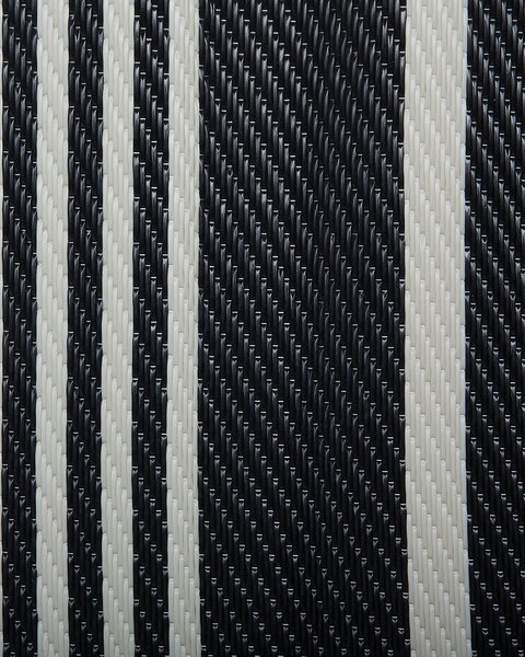 Kültéri szőnyeg HALDIA Fekete 90 x 180 cm