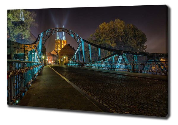 Vászonfotó Bridge of lovers