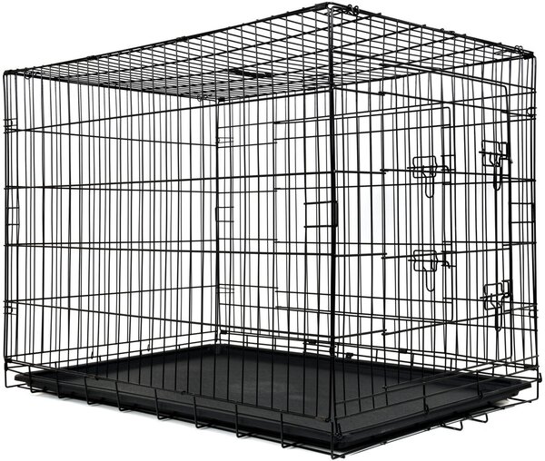 Funfit összecsukható XXL Szobakennel 107x77,5x70cm - fekete